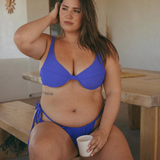 Alohi Top - Blue Rib