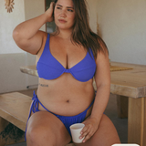 Alohi Top - Blue Rib