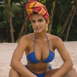 Tatiana Top - Blue Rib