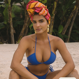 Tatiana Top - Blue Rib