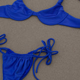Alohi Top - Blue Rib