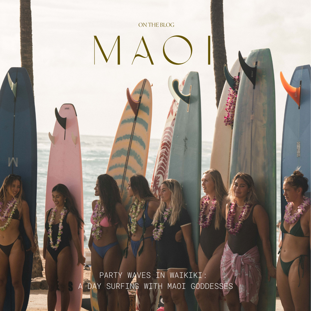 Party Waves in Waikiki: A Day Surfing with Maoi Goddesses