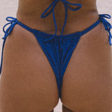 Tatiana Bottom - Blue Rib